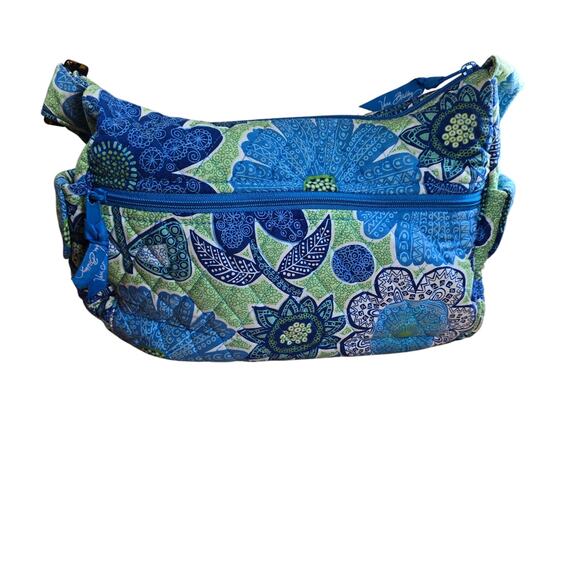 Vera Bradley Claire Lizzy Crossbody Bag 12x8x5 with Matching Wristlet Wallet - Picture 4 of 14